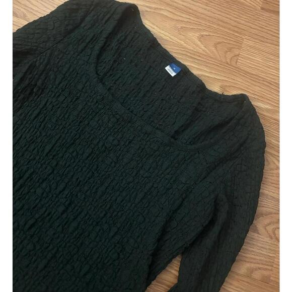 Old Navy Textured Lace Scoop Neck Flared Sleeved Top Size Medium - Picture 11 of 11